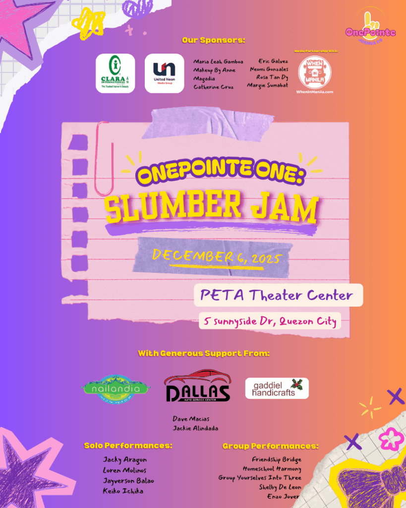 OnePointe One: Slumber Jam Celebrates Courage, Creativity, and Community 1 WIM POSTER 1