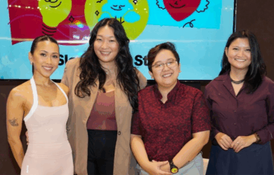 From left: Belle Rodolfo, lifestyle content creator and host; Bea Bautista, Head of Communications for the Philippines at TikTok; Riyan Portuguez, psychologist, digital wellness advocate and well-being creator; Peachy Paderna, Public Policy Manager for the Philippines at TikTok