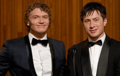 Connor Storrie and Hudson Williams