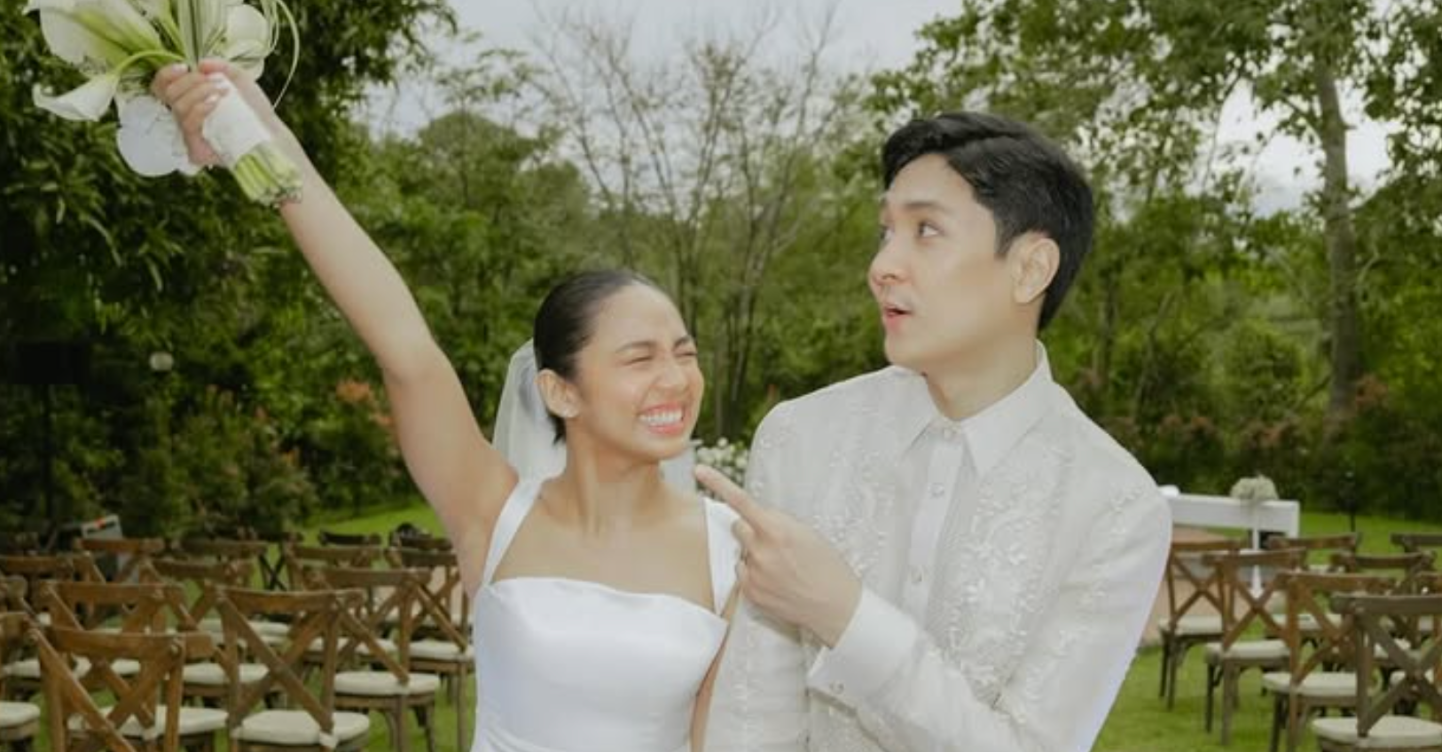 Over October's Josh Buizon and Singer Thea Panaguiton Are Now Married 1 Nice Print Photo