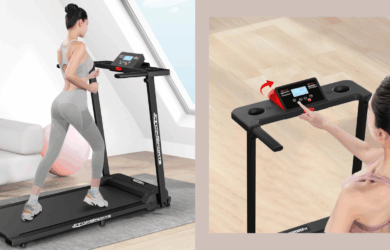 10K Steps at Home? Walk, Work, and Listen to Music with This Smart Treadmill