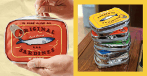 Tin-Tastic: These Trendy Storage Bags Look Like Canned Sardines
