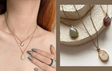 LOOK: This Feel-Good Stone Charm Necklace Is a Subtle Way to Carry Good Energy