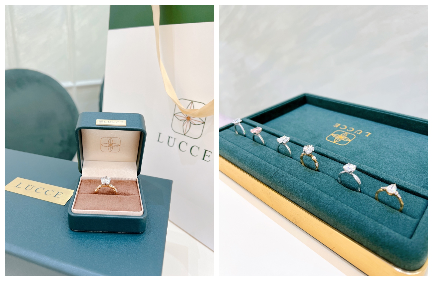 5 Essential Design Decisions to Make When Choosing Your Perfect Engagement Ring 6 lucce rings display box