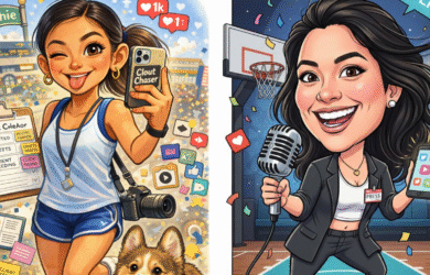 ChatGPT Caricature WhenInManila team