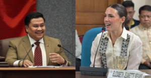 Jinggoy Estrada and Elizabeth Means