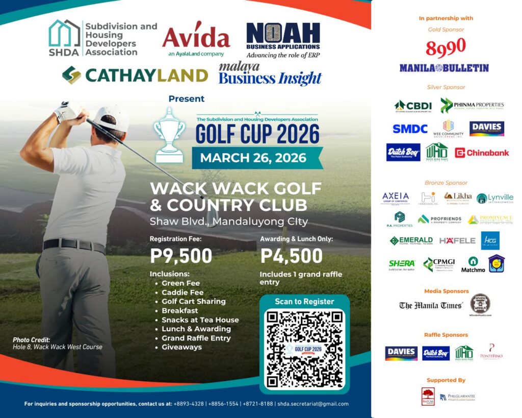 SHDA Golf Cup 2026 Event Poster