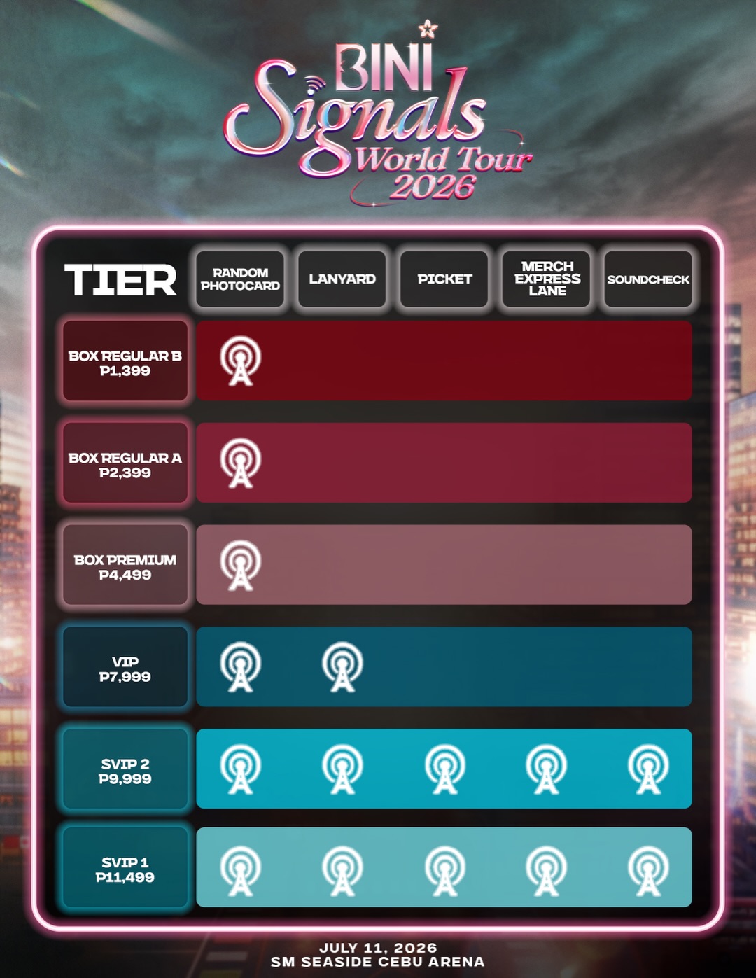 BINI "Signals" Concert in Cebu: Ticket Prices and Seat Plan Announced 3 671219919 957318307049817 9063109629217245697 n