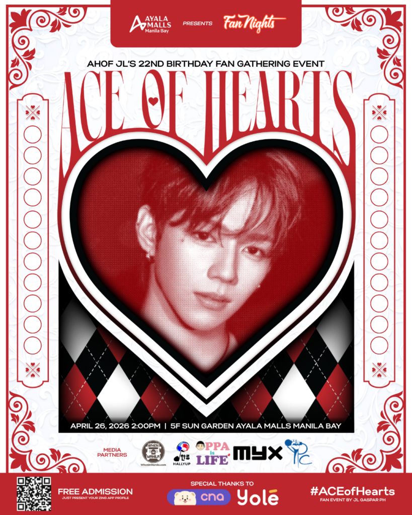 Fans Celebrate JL Gaspar’s Birthday with “Ace of Hearts” Event in Manila 1 AOH Poster final