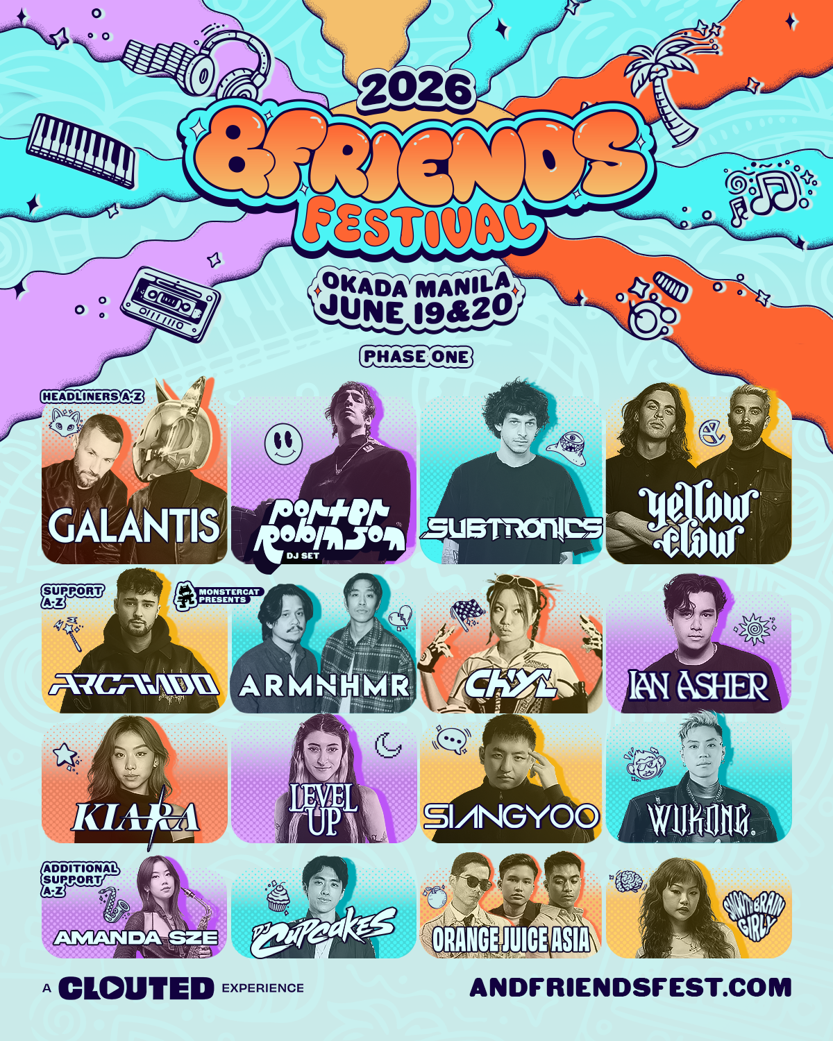 FRIENDS LineupPoster Phase1 Final