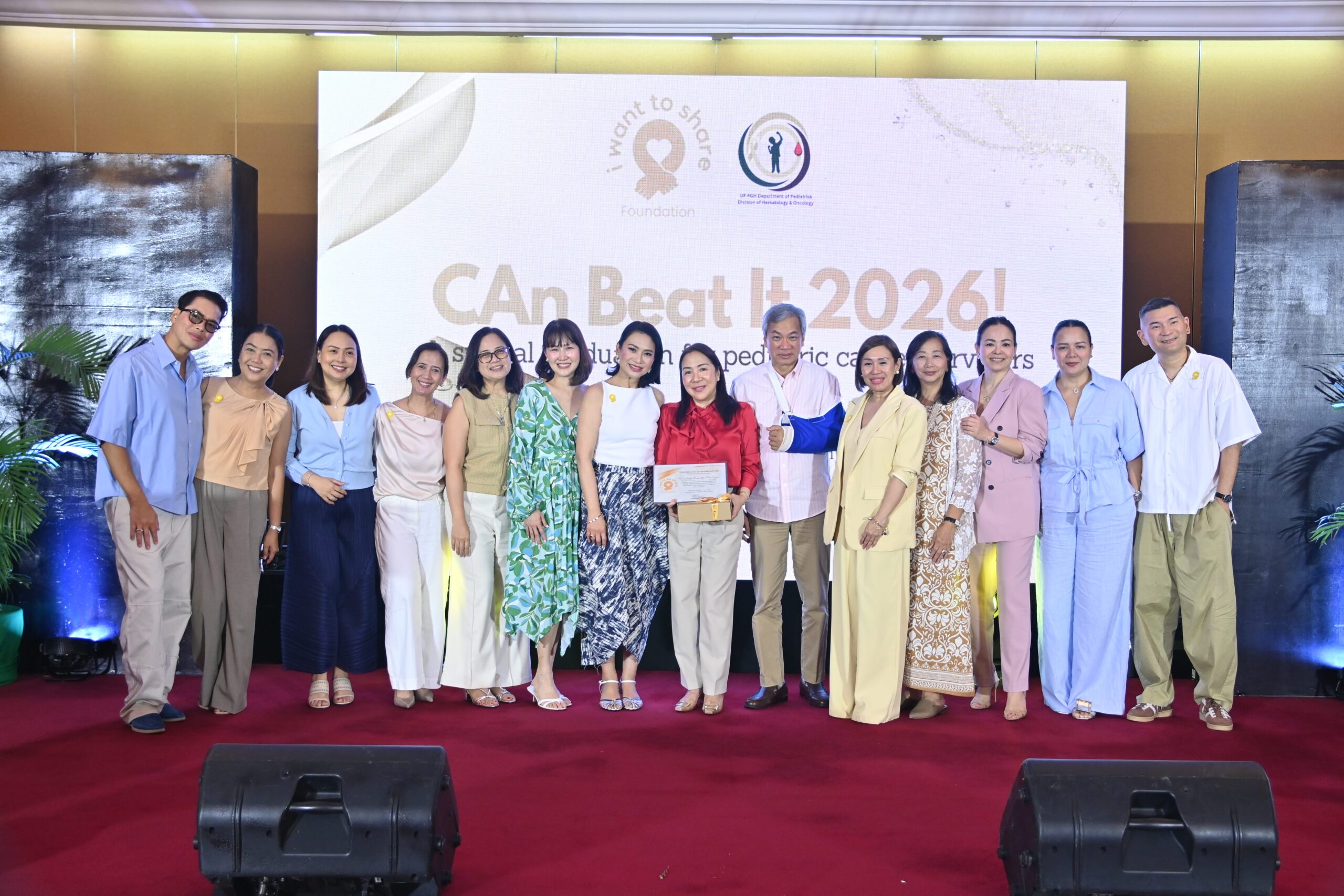 IWTS Officers and Dr. Gerardo Legaspi present the Certificate of Appreciation to DSWD Usec. Pinky Romualdez-Montenegro