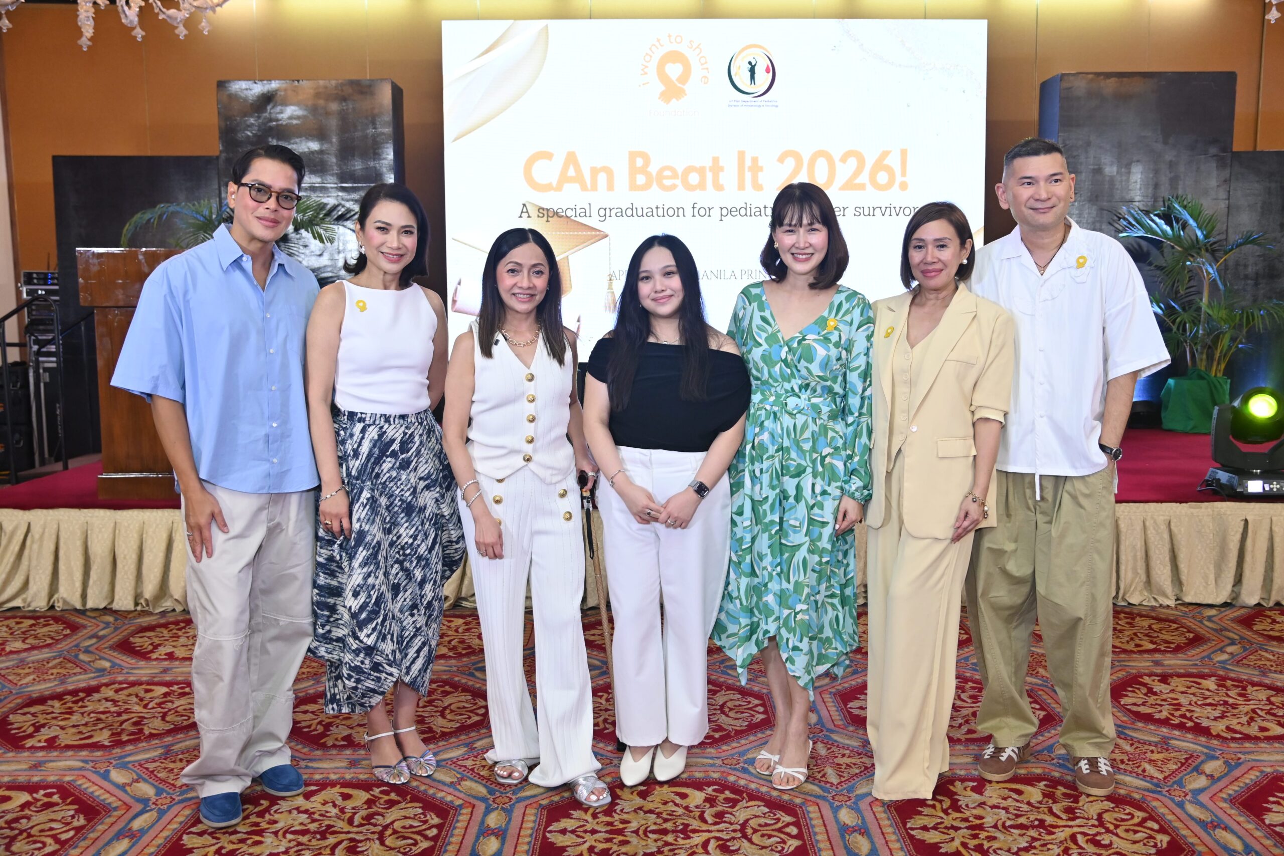 (L-R) Dong Ronquillo, Sheila Romero, Pinky Tobiano, Karrel Tobiano, Bonnie Tan and Robbie Carmona,