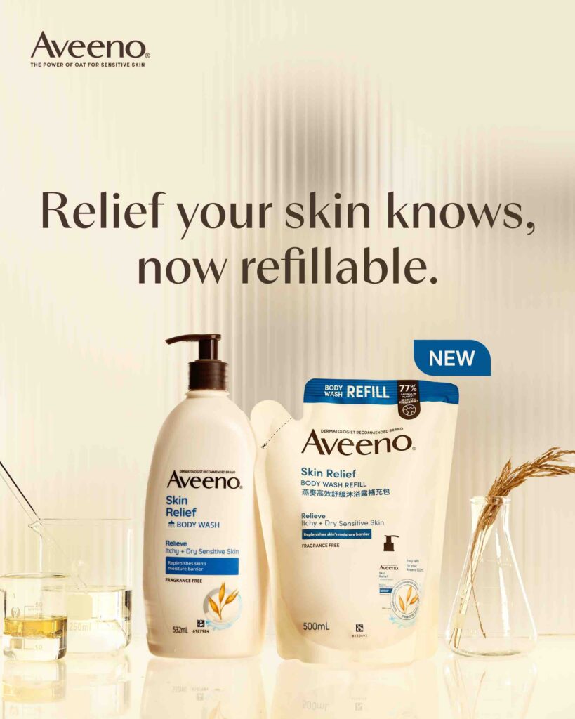 Aveeno Launches New Body Wash Refills 1 SR Awareness Material B Static