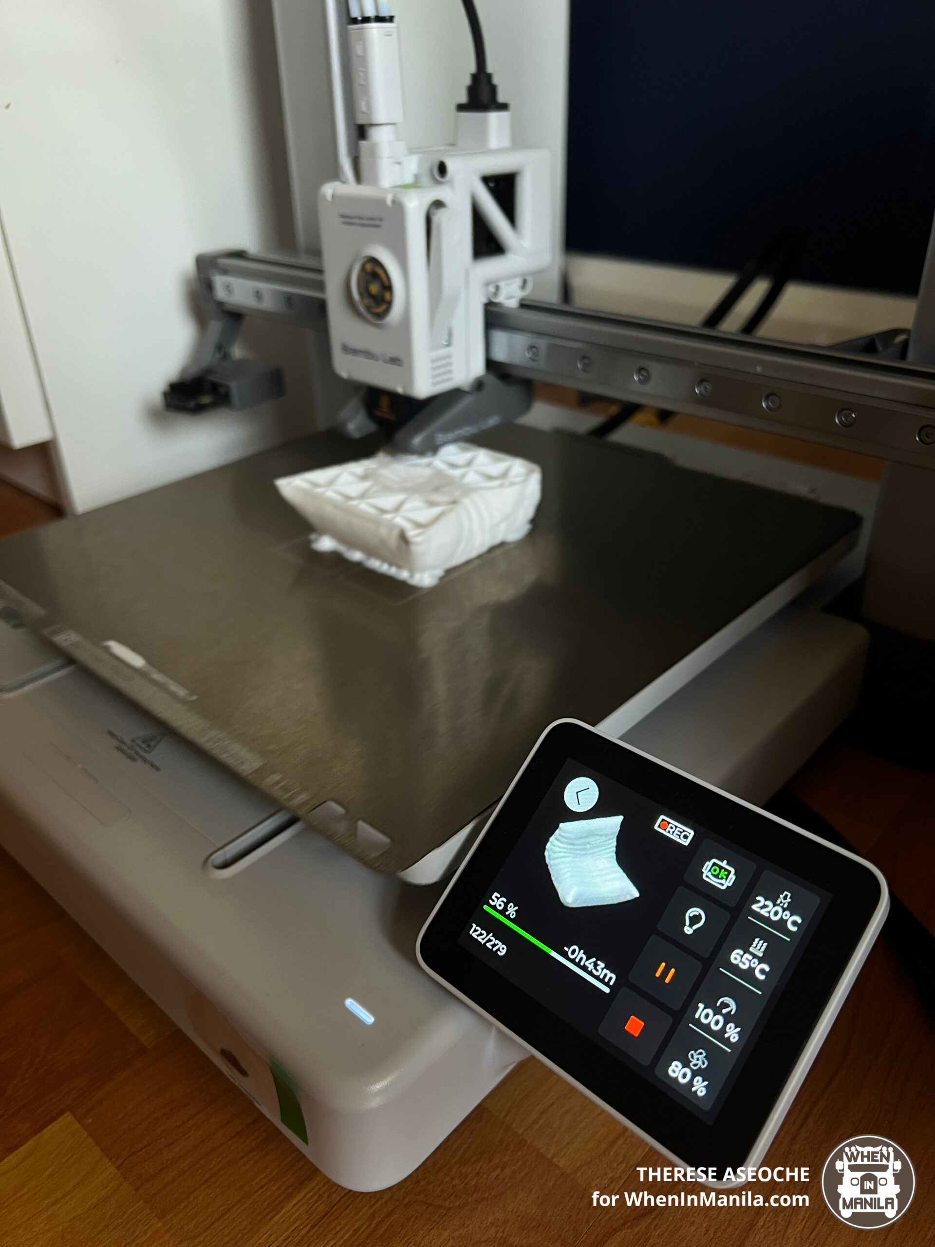 bambu lab a1 3d printer closeup