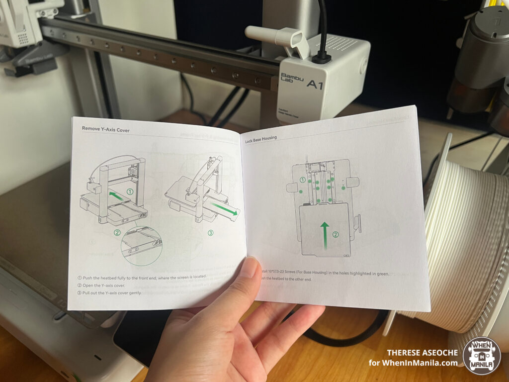 bambu lab a1 3d printer manual