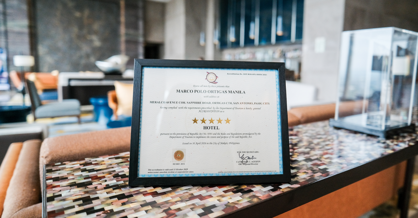 This Luxury Hotel in Pasig City Retains Its 5-Star Accreditation 2 Marco Polo Ortigas Manila