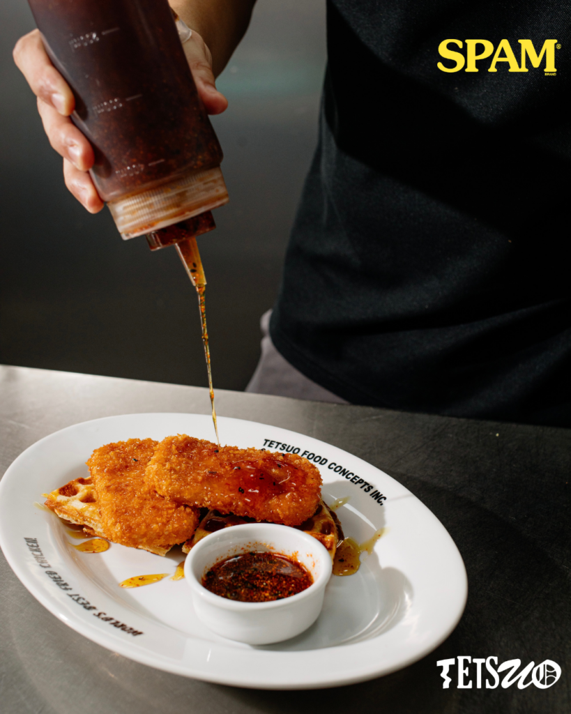 Wake Up QC, Beats & Breakfast by SPAM®️ Brand Is Here! 5 Cheesy SPAM®️ Chicken Breakfast Waffles