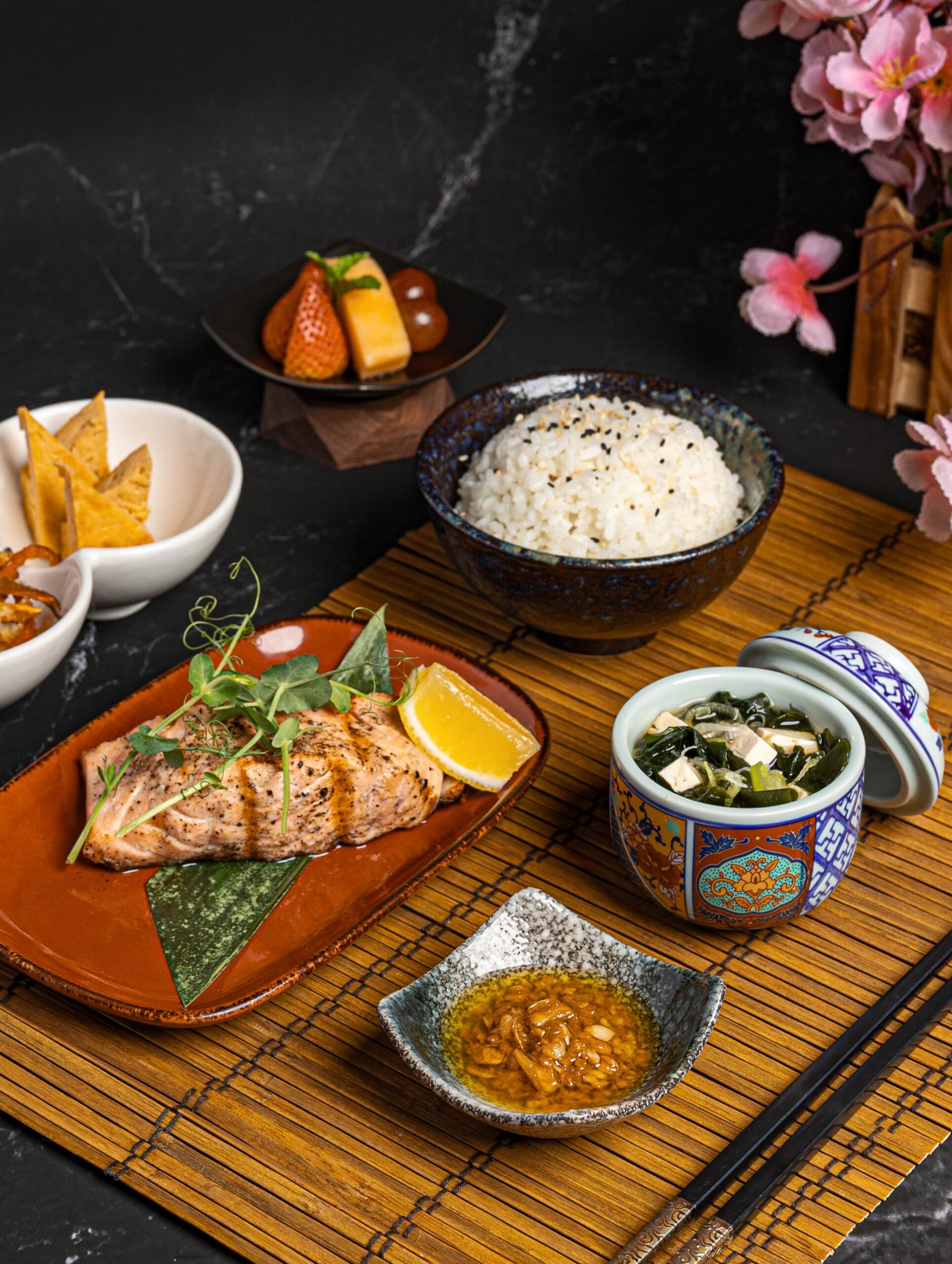 Salmon Teriyaki Set at Ginzadon, Newport World Resorts