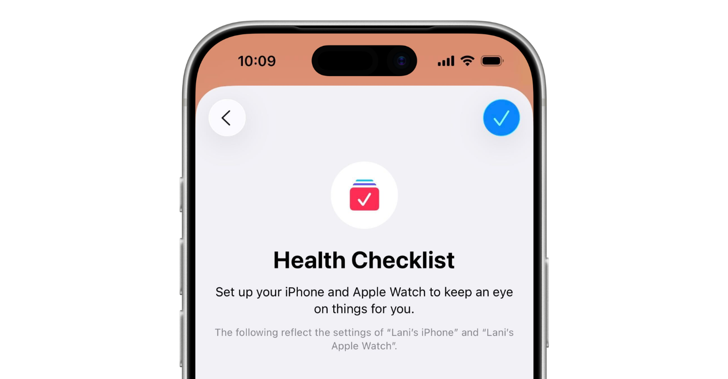 health checklist