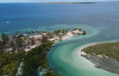 Balibid Lagoon captivates with its pristine sandbar, where the shoreline is traced by the crystalline turquoise waters of Bantayan Island, Cebu. Balidbid Lagoon, Sante Fe, Bantayan Island, Cebu, Philippines
