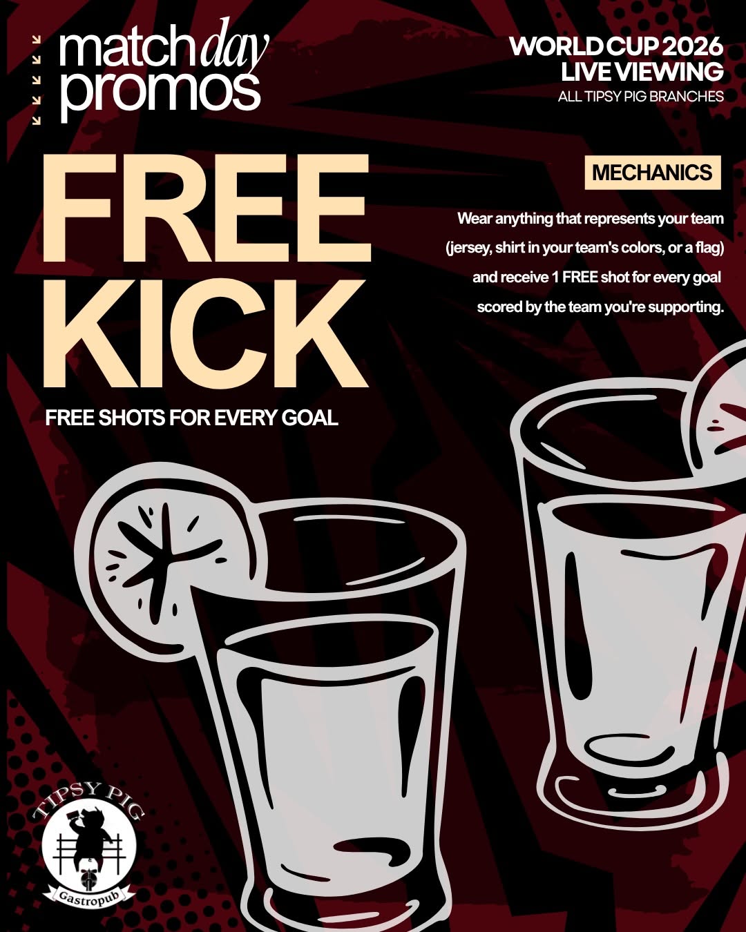 Looking for a FIFA World Cup 2026 Watch Party? This Gastropub Has Live Screenings, Game-Day Promos 3 Tipsy Pig Gastropub