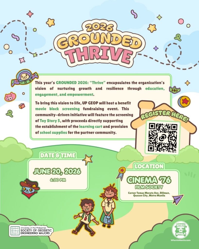 UP GEOP’s GROUNDED 2026: THRIVE Supports Education Through Community Learning Initiatives 1 GROUNDED26 WIM Poster