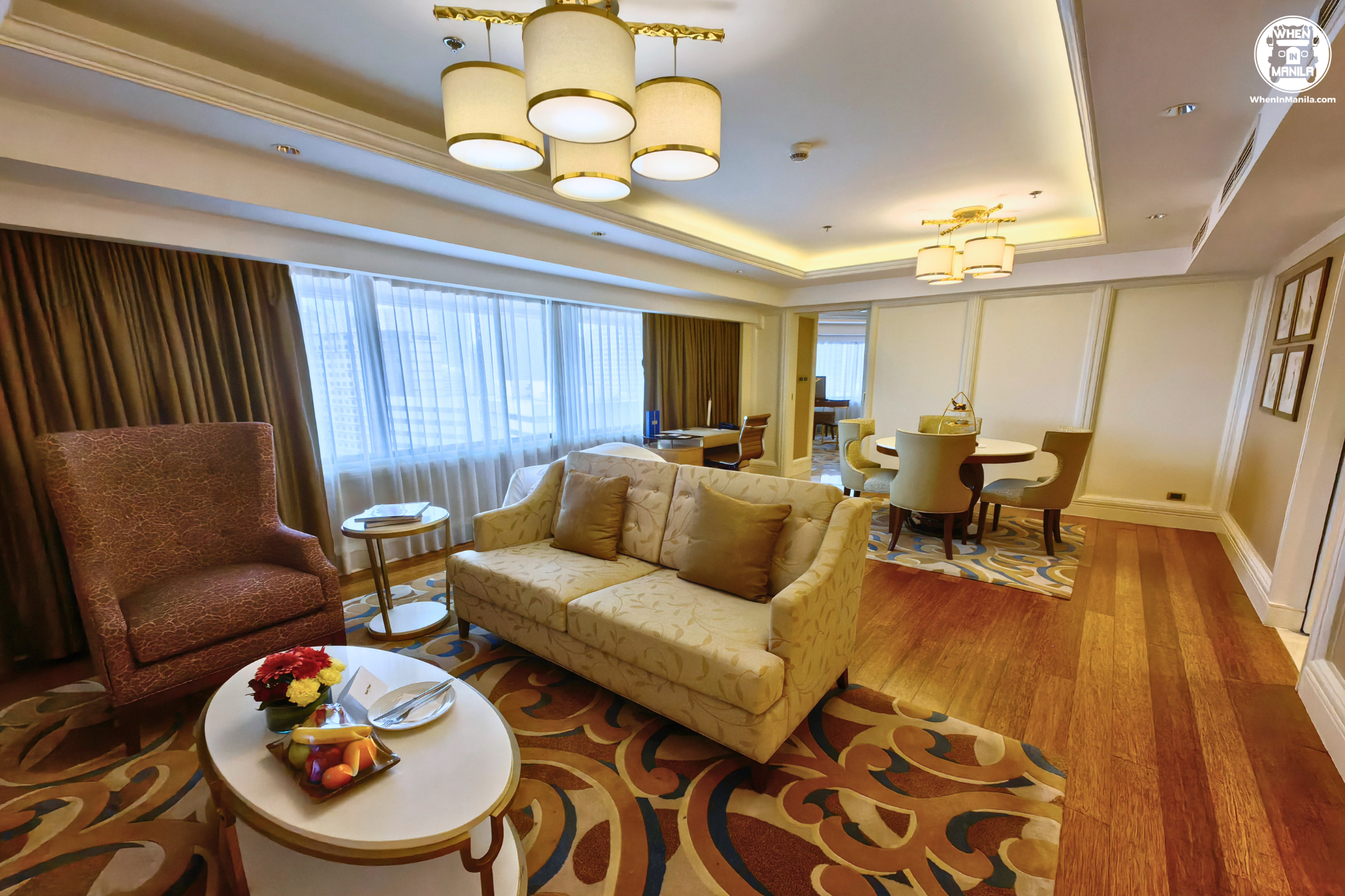 Dusit Thani Manila Royal Suite Review: Why It's Perfect for Family Celebrations and Luxury Staycations 2 Living Area