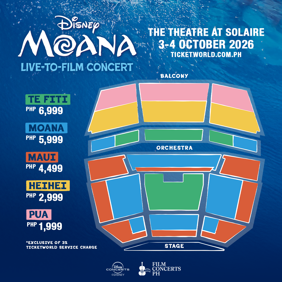 “Moana Live-to-Film Concert” Is Coming to Manila—Here’s the Ticketing Guide 3 MOANA Seat