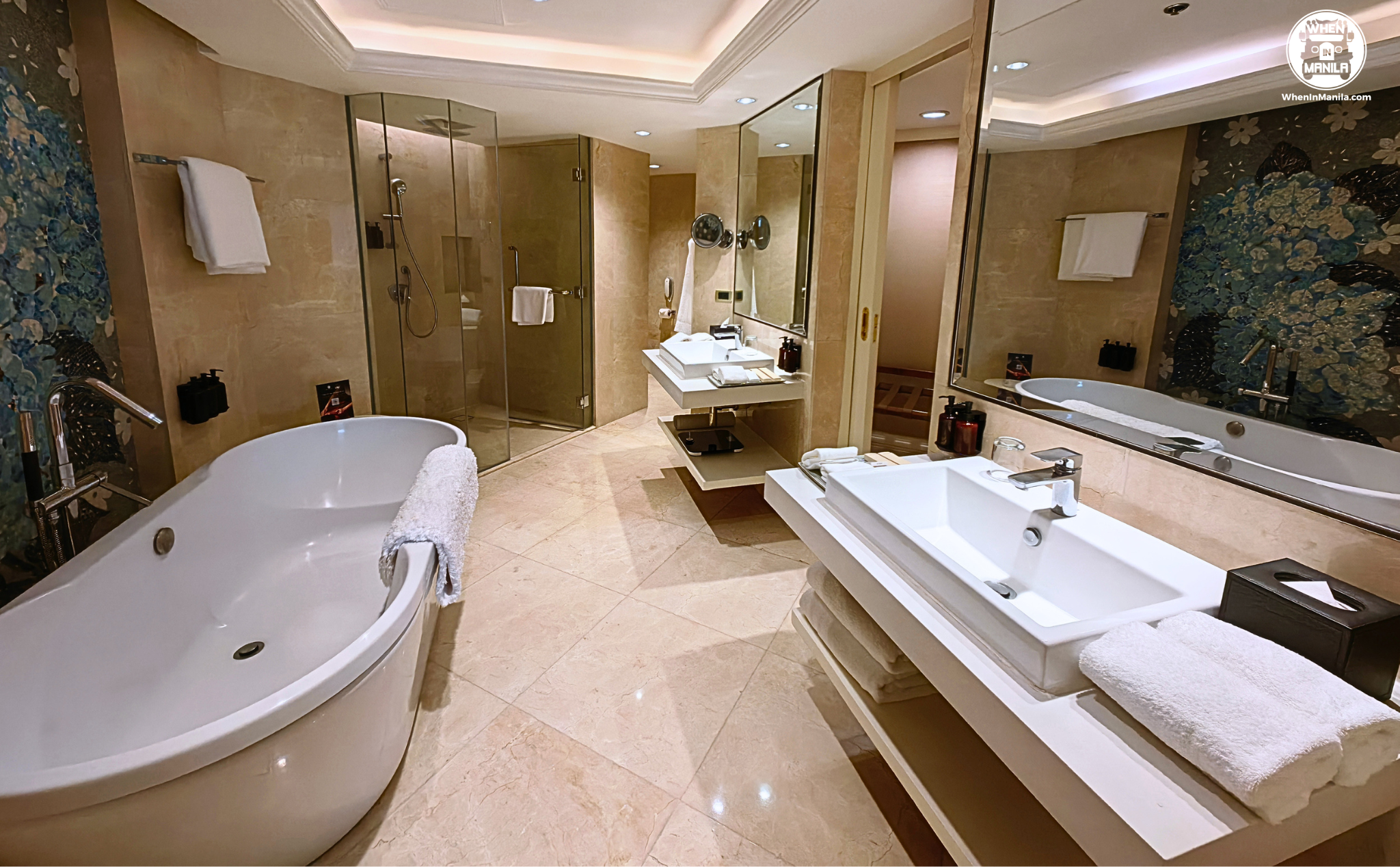 Dusit Thani Manila Royal Suite Review: Why It's Perfect for Family Celebrations and Luxury Staycations 5 bathroom at the royal ssuit