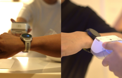 Garmin Pay on the Garmin Sports Watch