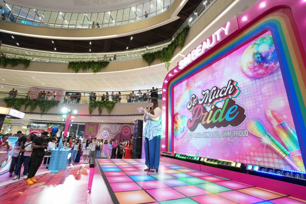 SM Beauty Brings Annual Pride Campaign Back with a Message of Continuous Inclusion 4 Retty Contreras Senior Marketing Manager of SM Beauty LOOK At Me giving the opening remarks