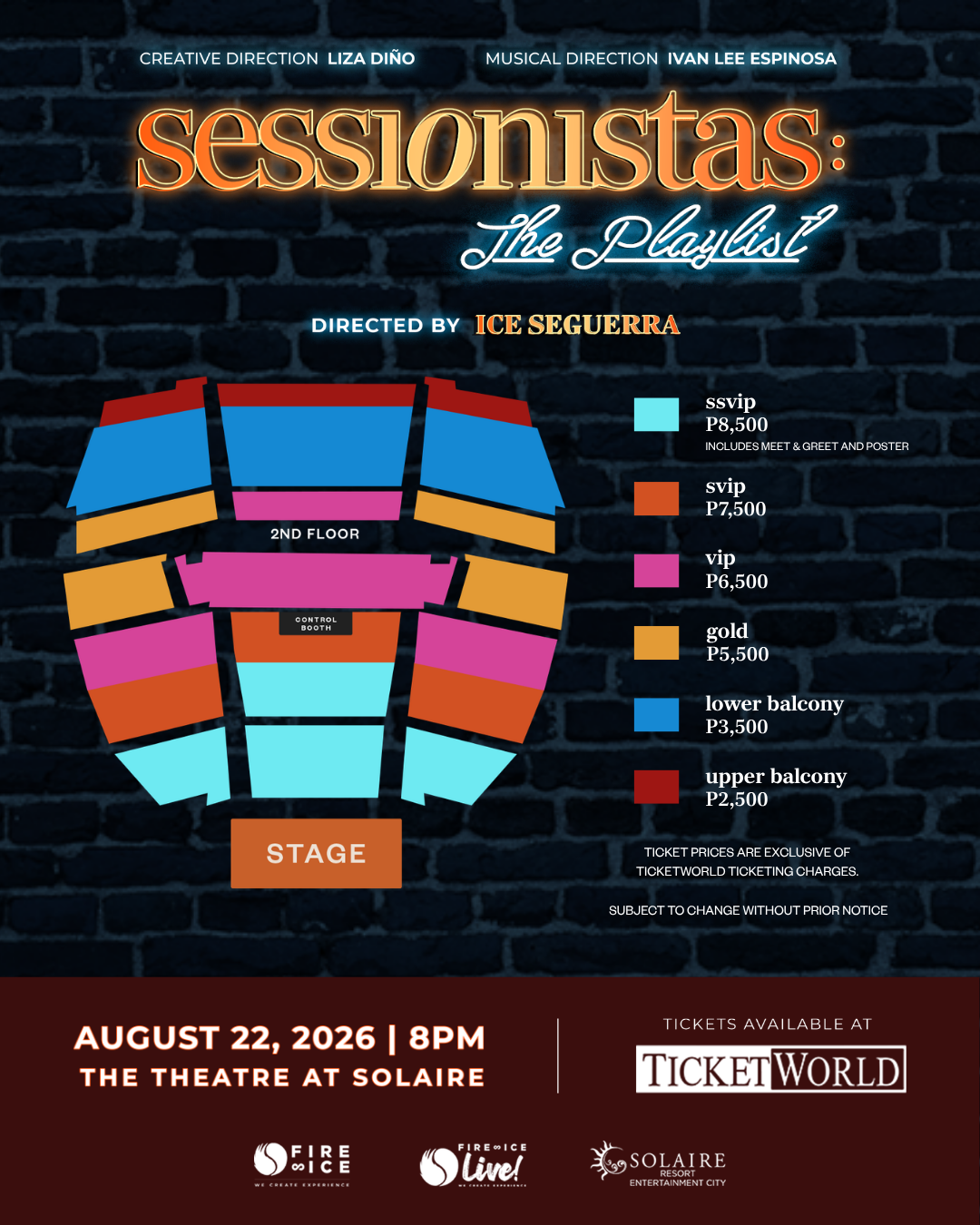 Your Millennial Playlist Comes to Life With Your Favorite OPM Acts in One Concert 2 Seat plan