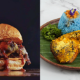 Texan Burger Single, Texan Burger Double, "Salted Egg Chicken Inasal Chicken Inasal"