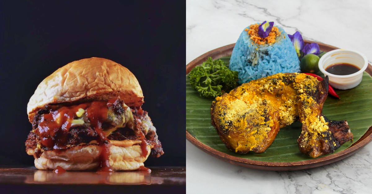 You Only Have One Day to Catch This Weekend Market Filled With the Next Big Food Trends 1 Texan Burger Single, Texan Burger Double, "Salted Egg Chicken Inasal Chicken Inasal"