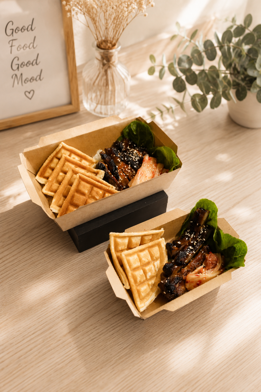 You Only Have One Day to Catch This Weekend Market Filled With the Next Big Food Trends 2 "Korean Grilled Chicken and PorkWaffles Roast beef with Mashed Potatoes"