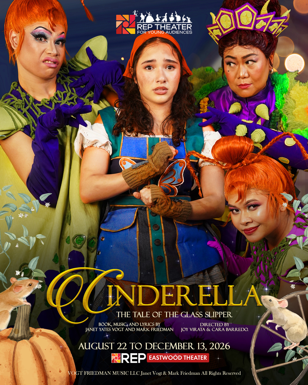 Cinderella: The Tale of the Glass Slipper, the latest Repertory Theater for Young Audiences production, offers a fresh take on the classic fairytale. 