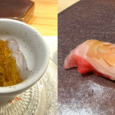 Suzuki, Koi no Arai, Tosazu Jelly, and Kinmedai nigiri