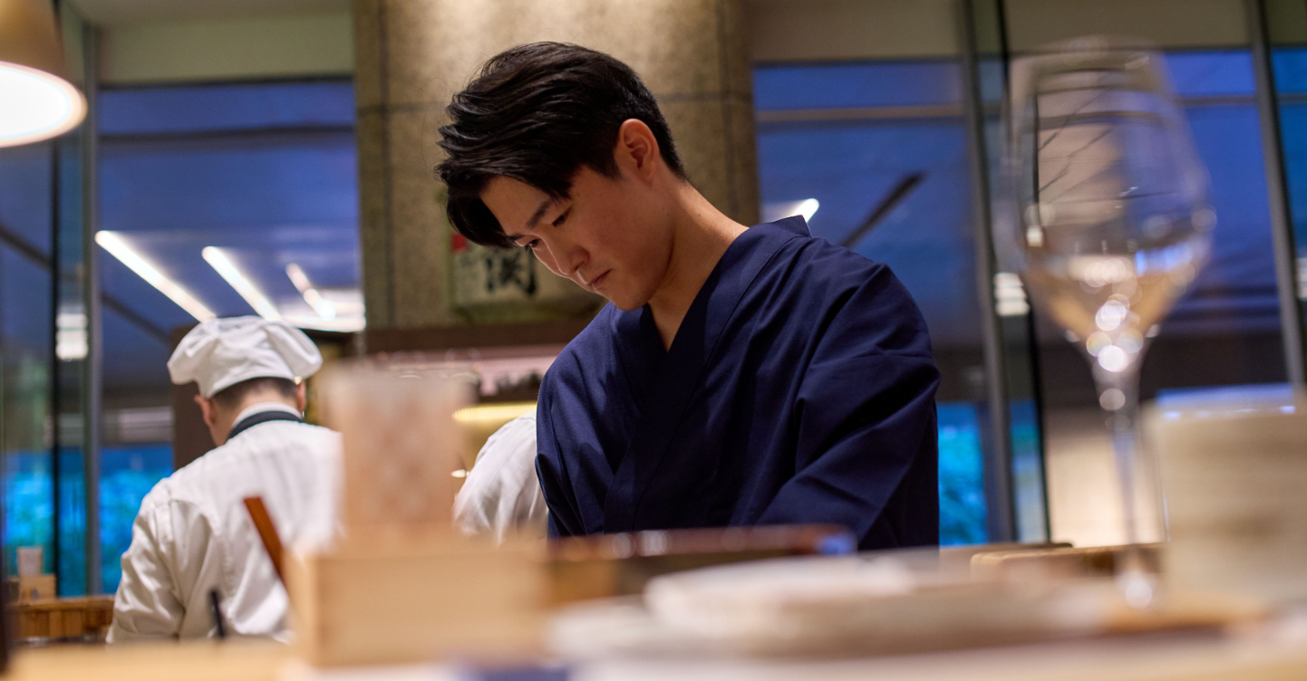 Japanese sushi chef Yuki Anzai