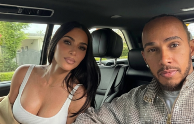 Kim Kardashian and Lewis Hamilton