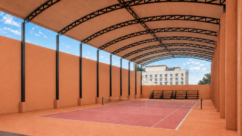 This Upcoming Sports Complex Has Spaces for Tennis, Table Tennis, Taekwondo, and More 1 Ayala Malls Manila Bay Tennis Homecourt