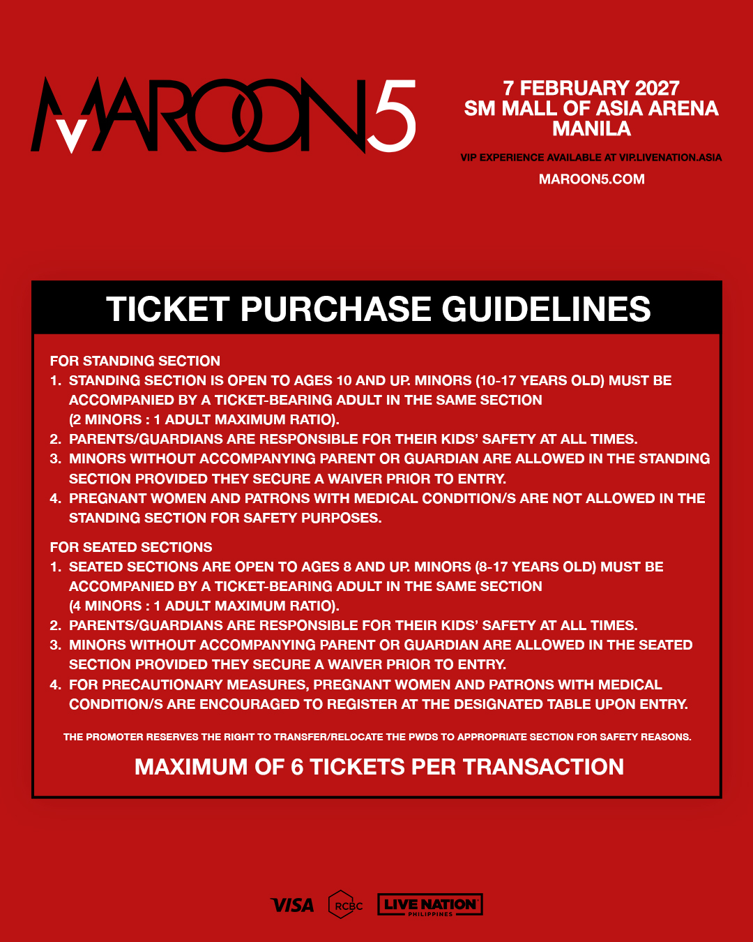Maroon 5 Live in Manila 2027: Ticket Prices and Seat Plan Announced 5 HO18GvcaMAAvdvp