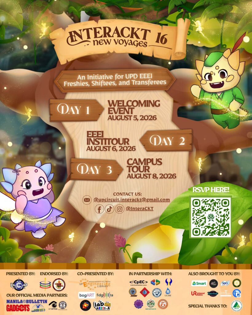 UP Circuit Launches InteraCKT 16: New Voyages for Incoming EEEI Students 1 InteraCKT 16 New Voyages Main Poster