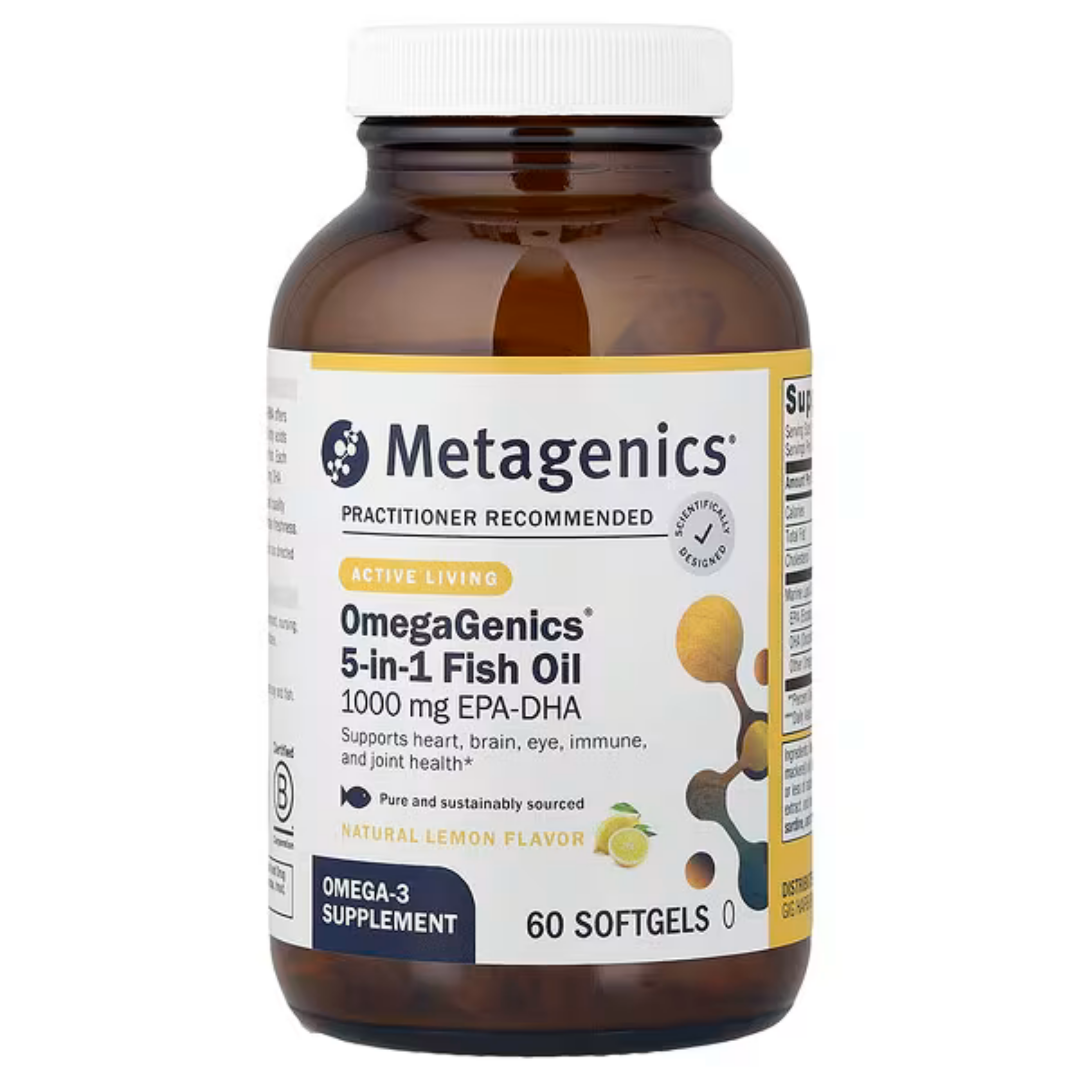 Metagenics, OmegaGenics® 5-in-1 Fish Oil