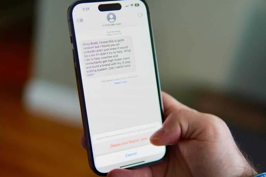 Tired of Unwanted Texts? How to Filter Spam Messages Across Apps 2 Spam Message