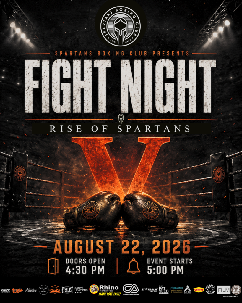 Fight Night V: Rise of Spartans Returns to Spartans Boxing Club BGC This August 1 image