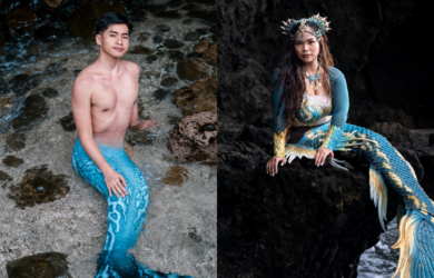 The tropical merman and Mermaid Magindara