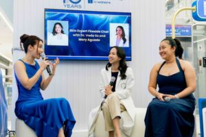 Home 27 3 Event host Janeena Chan left led the fireside chat together with Dr. Vada So middle and Watsons Brand Manager Mary Adriane Aguado right focused on Target Pros products and future 2