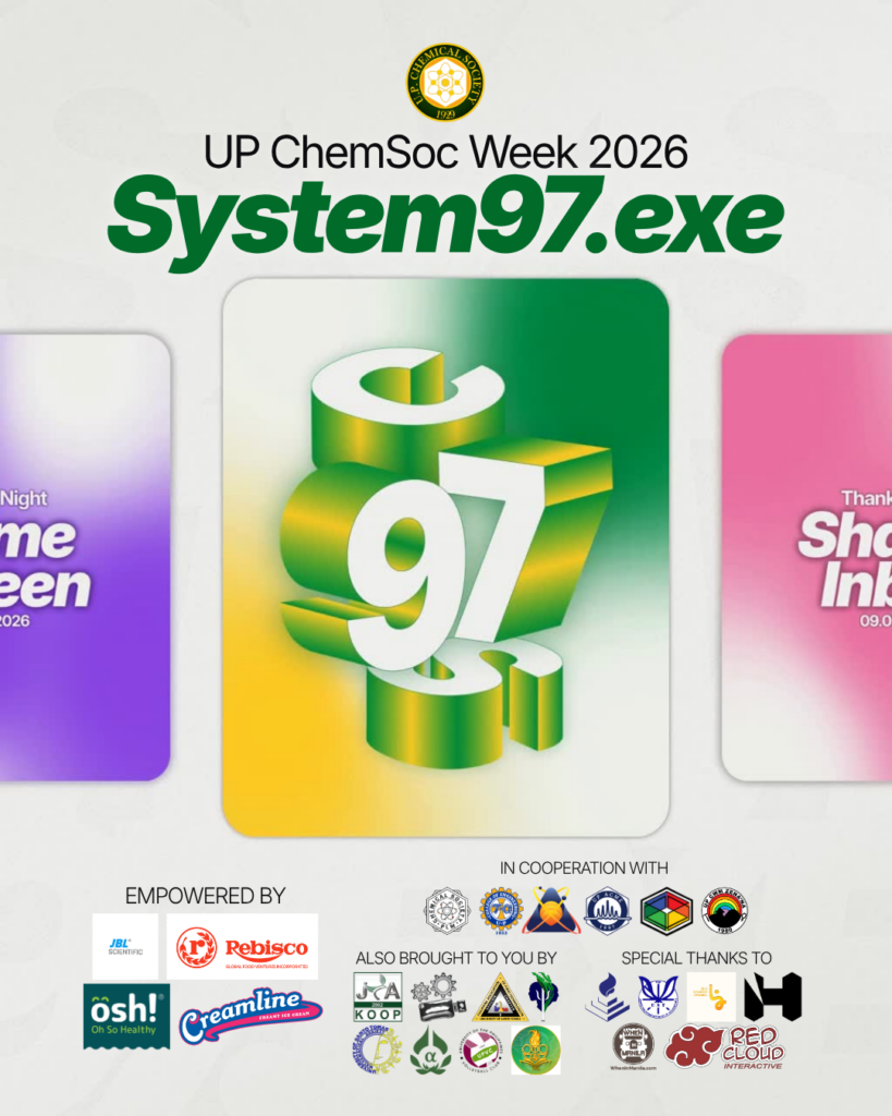UP Chemical Society Celebrates 97th Anniversary With ChemSoc Week and System97.exe 1 CS97 Main Main Pub