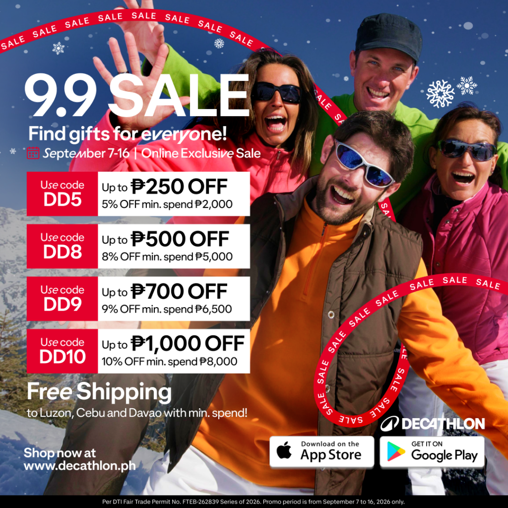 Beat the Holiday Rush: Decathlon Offers Budget-Friendly Shopping This 9.9 7 Copy of Ad 2026 9.9 Campaign KV Vouchers