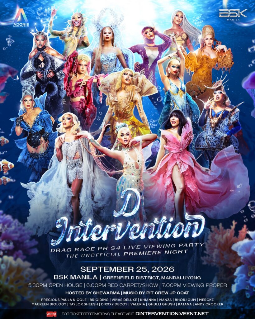 D’Intervention Brings Filipino Drag Community Together for Drag Race Philippines Season 4 1 DIntervention Official Poster
